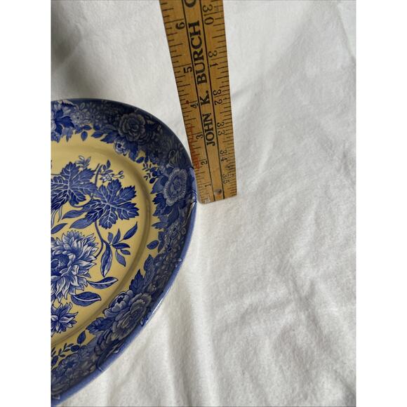 The Spode Blue Room Garden Collection 'Jasmine' England 12" Chop Plate - Picture 5 of 5